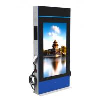 China 65 Inch LCD Advertising Wall Mounted Digital Signage Outdoor Charging Pile Attached for sale