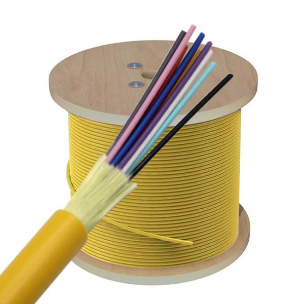 Quality LSZH Indoor Fiber Optic Cable 12 Core For Horizontal Distribution for sale