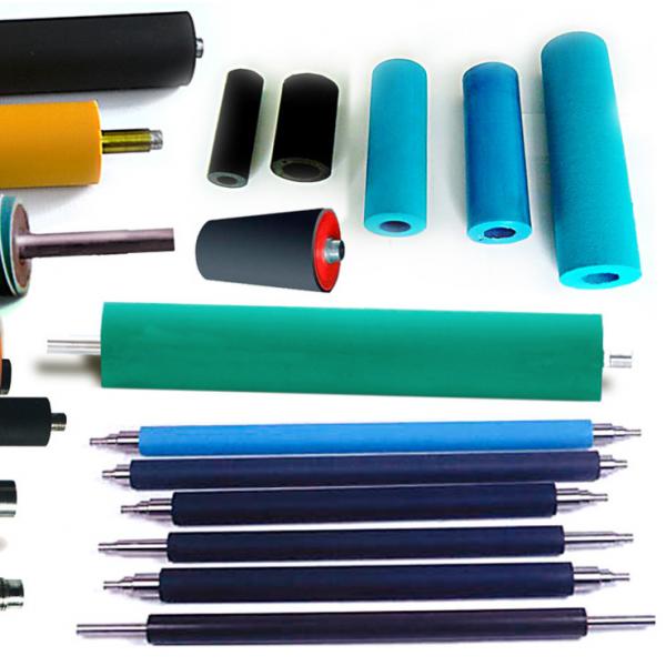 Quality Professional Molded Silicone Rubber Roller For Printing Machine Factory Heat Resistant Closed Cell Silicone Rubber Roll for sale