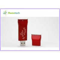 China Red Plastic USB Flash Drive 512MB 1GB ABS for Gift , cool usb sticks factory