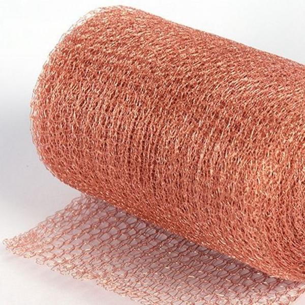 Quality 0.17mm Pure Copper Screen Wire Mesh For Mice Control Hole Size Customized for sale