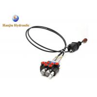Quality 2 Spool Hydraulic Valve 40L/Min With Remote Cable Control For Truck Mounted Cranes for sale