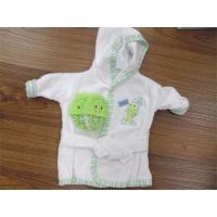 China 100% Cotton Custom Bath Robe with Hood for baby Unisex factory