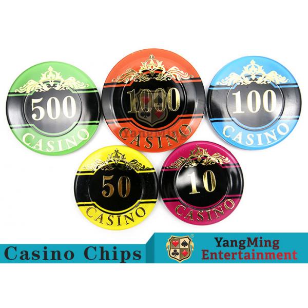 Quality Customizable Casino Texas Holdem Poker Chip Set With UV Mark for sale