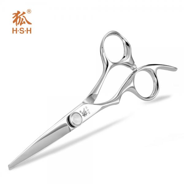 Quality Stainless Steel Left Handed Hair Scissors , Hair Salon Shears High Precision for sale