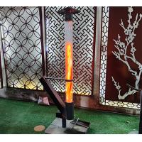 China Outdoor Freestanding Patio Heater Portable Modern Wood Pellet Stoves 140cm factory