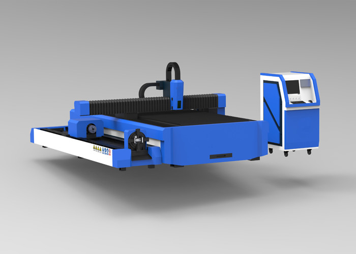 Quality Round Pipe Metal Fiber Laser Cutting Machine With Water Cooling System for sale