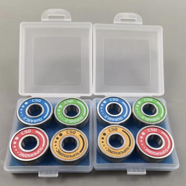 Quality 608 Hybrid Ceramic Bearing Silicon Nitride Si3N4 Colorful Rubber Seals for sale