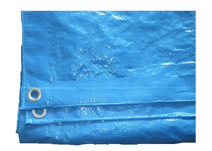 Quality Anti UV Multiple Use Tarpaulin Sheet Durable Blue Laminated Woven Fabric for sale