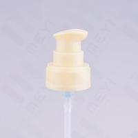 China 20 400 Yellow Plastic Cream Treatment Pump For Lotion , Cosmetic Oil factory