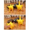 China Wholesale Decompression Laying Hen Toy Inflatable Fidget Toy Keychain Tricking toy factory