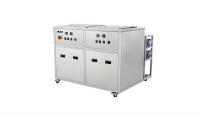 China 135 Liters Ultrasonic Cleaning Machine / 2 Tanks Stainless Steel Ultrasonic Cleaner factory