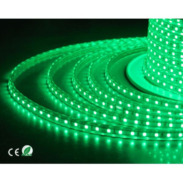 Quality 3.5 W/M Energy Saving Green LED Rope Lights Outdoor For Hallways / Stairs for sale