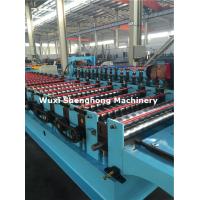 China Chain Driven Automatic Cold Roll Forming Machine With Cutting Device for sale