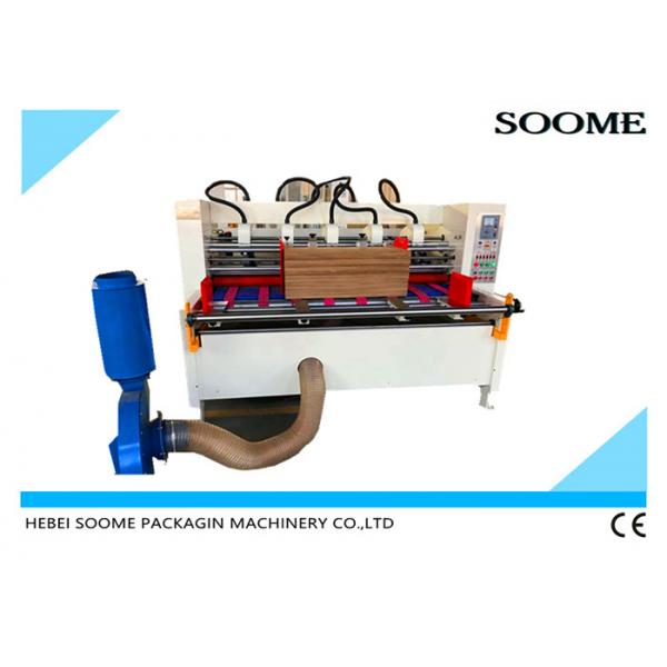 Quality Belt Feeder Automatic Corrugation Machine Electric Slitter Scorer Machine With Stacker for sale