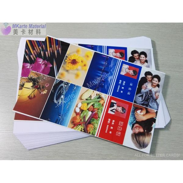 Quality White Inkjet Printable PVC Card Material Thickness Range 0.15mm-0.33mm for sale