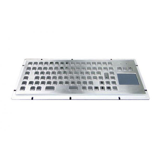 Quality Function Keys SS Industrial Keyboard With Trackball Rear Mounting 20mA for sale