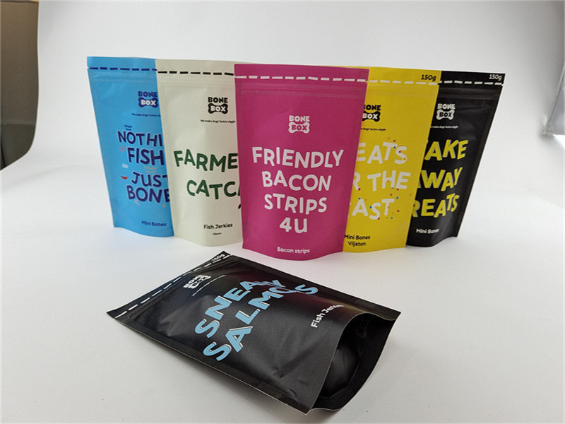 China Custom Printed Reusable Colorful Heat Seal Ziplock Baggies Stand Up Pouch For factory