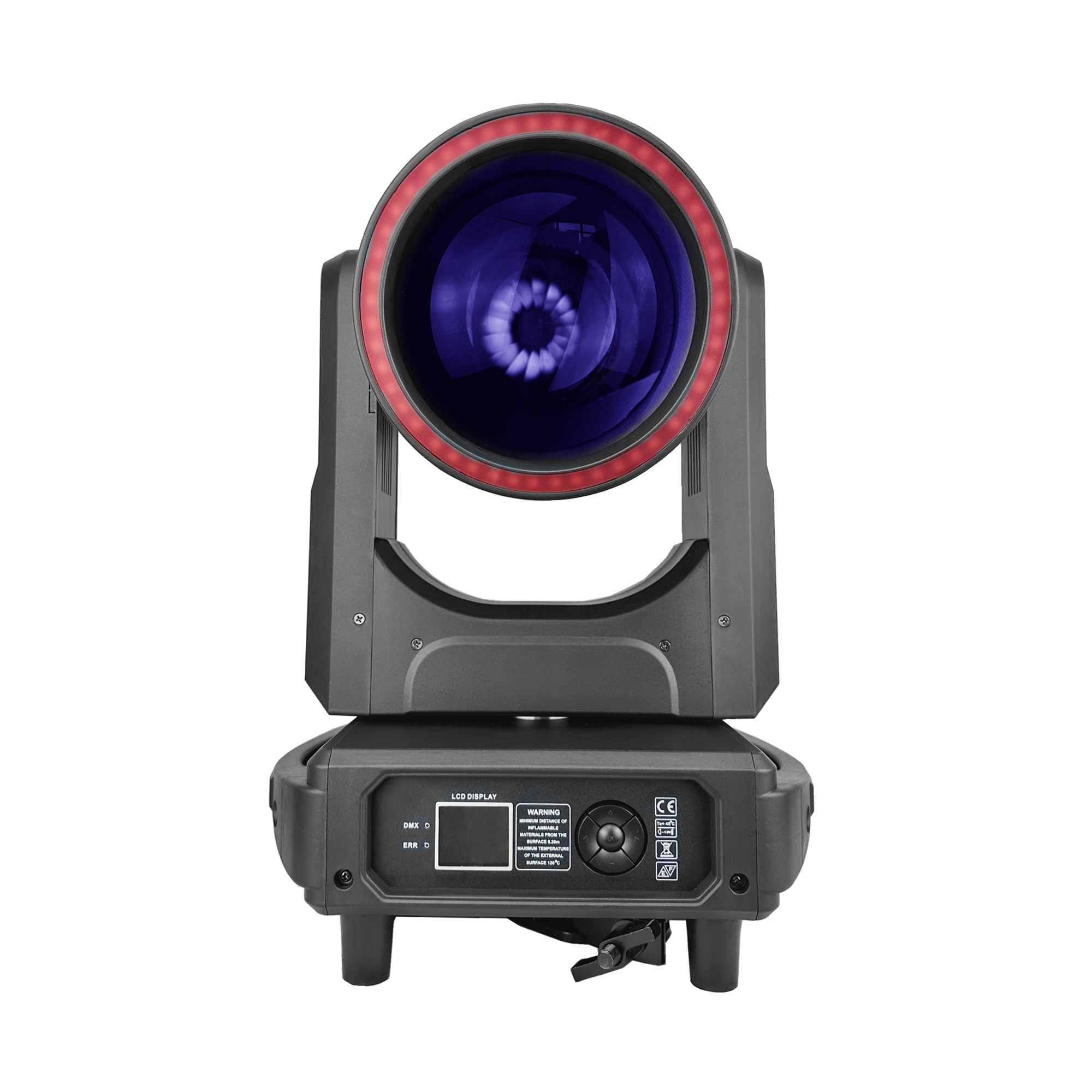 China 300w Moving Head Light Beam Light Show Stage Disco Move Head Beam Pattern Light With Led Ring Strip Dj Event factory