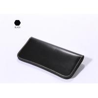 China Vegetable Tanned Leather Wallet Mens Long Wallet Womens Leather Wallets factory