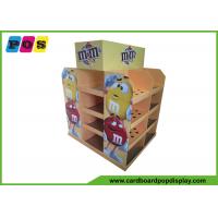 China American Full Size Cardboard Pop Displays Pallet Type For M&M Candies PA038 for sale