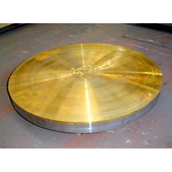 Quality ASTM B432 Copper Clad Plate TUV Cladding Plates Tube Sheets For Boilers for sale