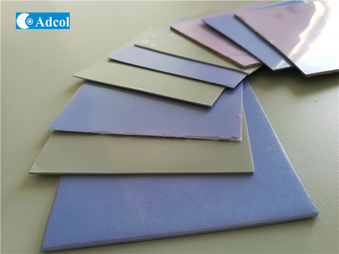 China Soft Thermal Sheet Thermally Conductive Pad Gap Filler For Led Lights factory