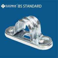 Quality BS4568 20mm-32mm Galvanized Steel Spacer Bar Saddle Electrical With Base for sale