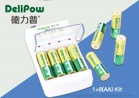 China Environmental 8 AA 1000mAh Rechargeable Batteries And Charger factory