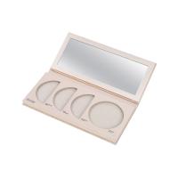 China Custom Empty Blush Palette Metalized Paper Special Shaped with Protective Film for sale