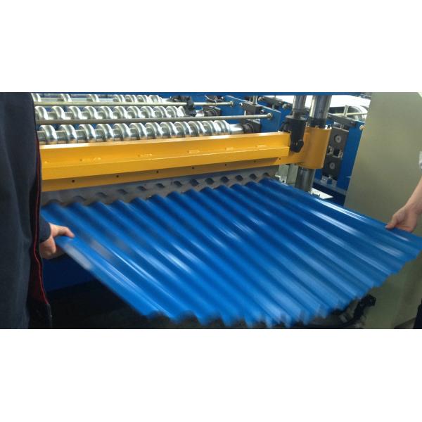 Quality Structural Roof Panel Steel Corrugated Roll Forming Machine Approved CE for sale