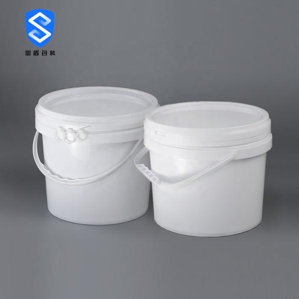 Quality 5L 1 Gallon High Density Polyethylene Bucket Food Safe ISO 9001 for sale