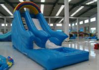 China Best sell inflatable classic water slide Inflatable straight single water slide for kids under 12 years old factory