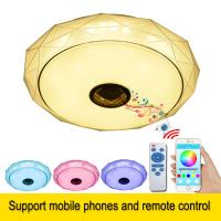 China Modern Smart Remote Control and APP Music Ceiling Lights with Bluetooth speaker &amp; colorful modern ceiling lamp (WH-MA-44 factory