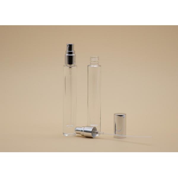 Quality Small Glass Cosmetic Spray Bottles , Clear Glass Perfume Bottles Screw Neck for sale