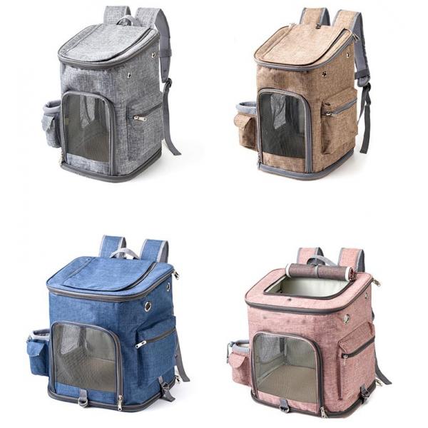 Quality Cat Dog Hiking Backpack Pet Travel Bag Airline Approved Breathable Large 16.9 In for sale