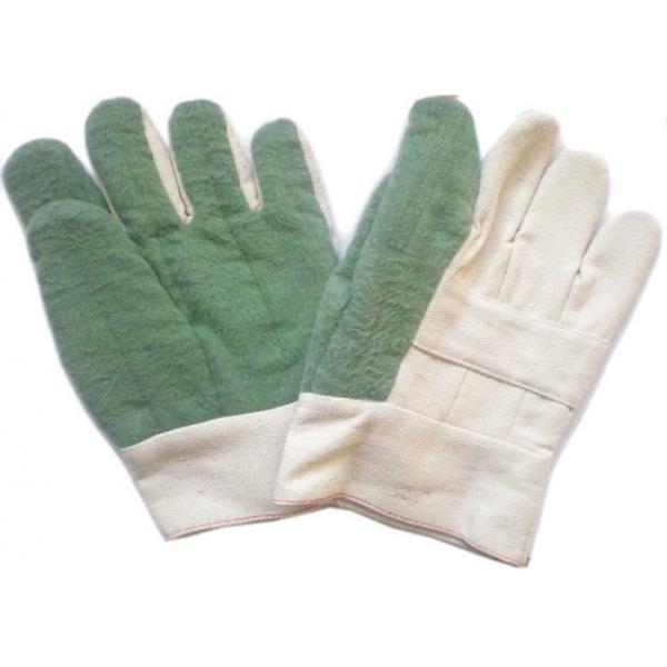 Quality Knit Cuff Gardening Heat Resistant Gloves Natural White Absorbing Sweat for sale