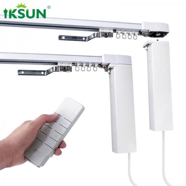 Quality Remote Control Motorised Curtain Track System Wall Ceiling Mount 1.3mm Thickness for sale