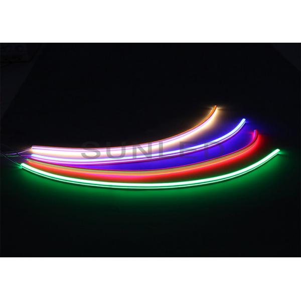 Quality Portable Neon LED Flexible Strip Lights DC 24V IP67 Silicone Resin Body Material for sale