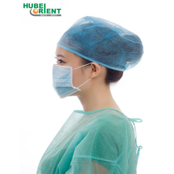 Quality Blue Medical 3 Ply Face Mask / Disposable Earloop Face Mask For Hygienic for sale