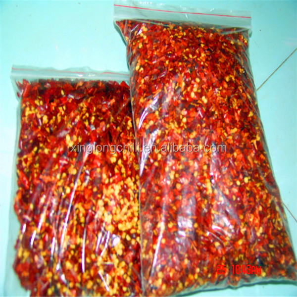 Quality 3mm Crushed Chilli Peppers 20000SHU Red Chili Spicy Fragrance for sale