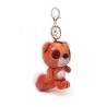 China Cute Orange Bear Custom Soft Keychain Plush Toys Mini Stuffed Animal Keychain factory