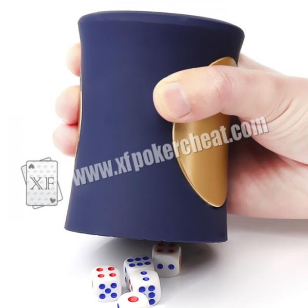 Quality Normal Size Colorful Casino Dice Scanner / Magic Trick Dice For 2 Players for sale