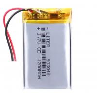 China 3.7V KC Approved 803048 1200mah Li-Polymer Rechargeable UL UN38.3 Lithium Polymer Battery factory