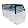 Quality Commercial 10 Pans Ice Cream Display Freezer With Customized Light Box for sale