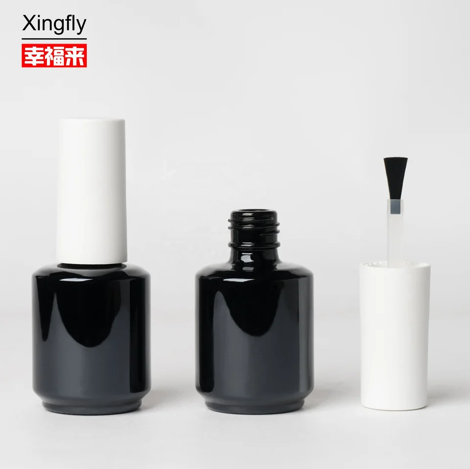 Quality Cap With Brush 5ml Nail Polish Bottle  Multicapacity Multicolor for sale