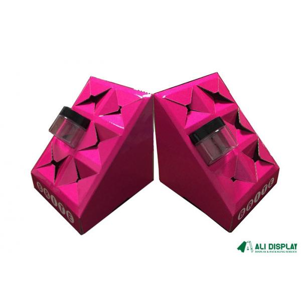 Quality Glossy Coated 250mm Retail Cardboard Counter Display Stands Boxes CCNB for sale