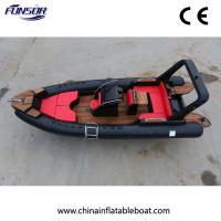China New Type Rib Boat Fiberglass Hull Suitable for Big Family or Travel Agency (FHH-R700) factory