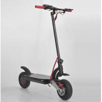 China Black Electric Kick Scooter 10 Inch Dual Motor Off Road Electric Scooter Easy To Fold factory
