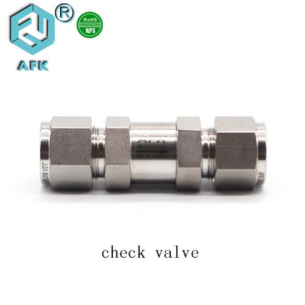 Quality Stainless Steel High Pressure Flow Control One Way Check valve for sale